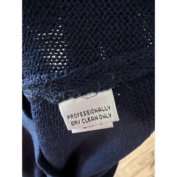 St. John Collection by Marie Gray size 12 navy blue knit pants - Picture 4 of 4